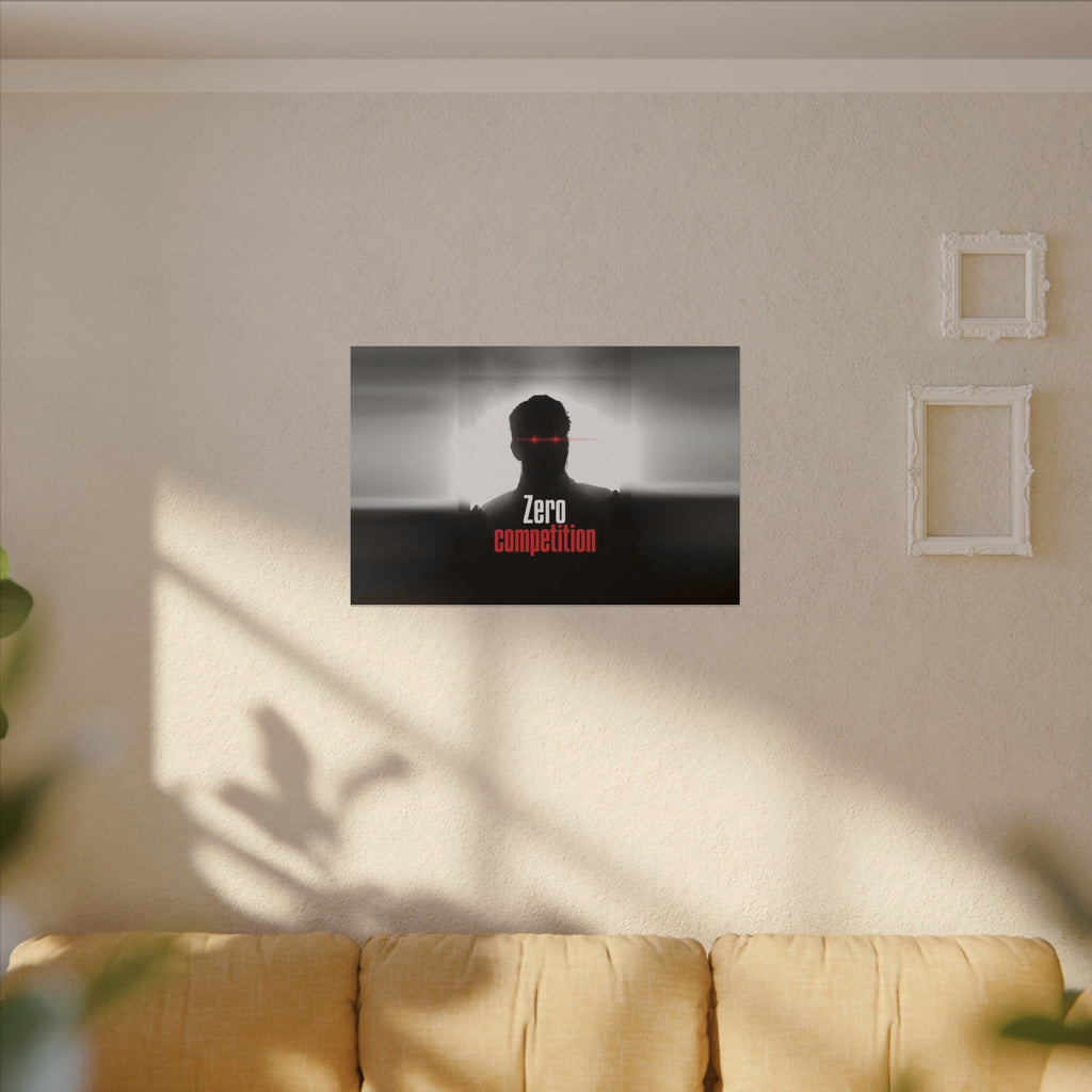 Zero Competition - Men's Office Wall Art | Canvas (Landscape)
