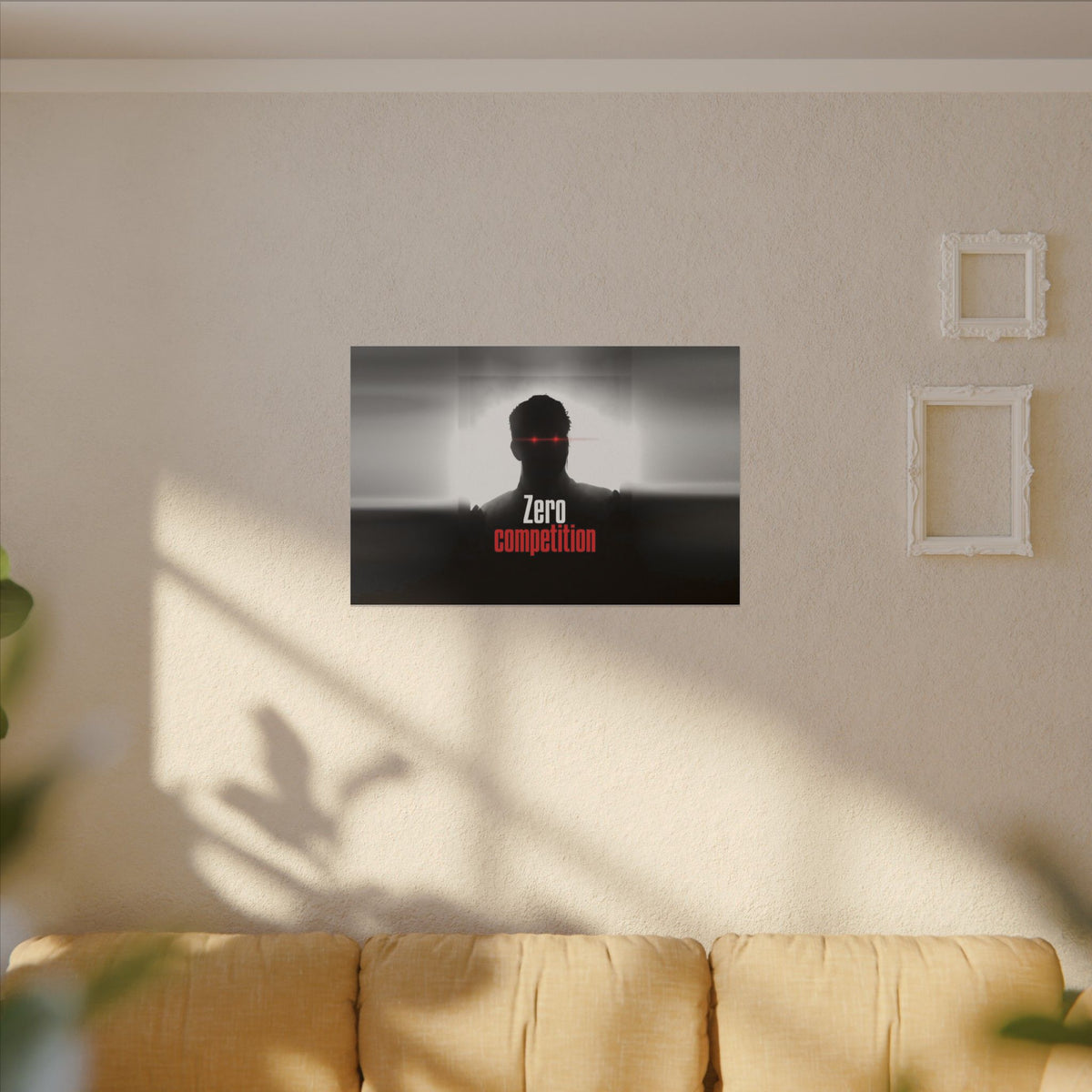 Zero Competition - Men's Office Wall Art | Canvas (Landscape)