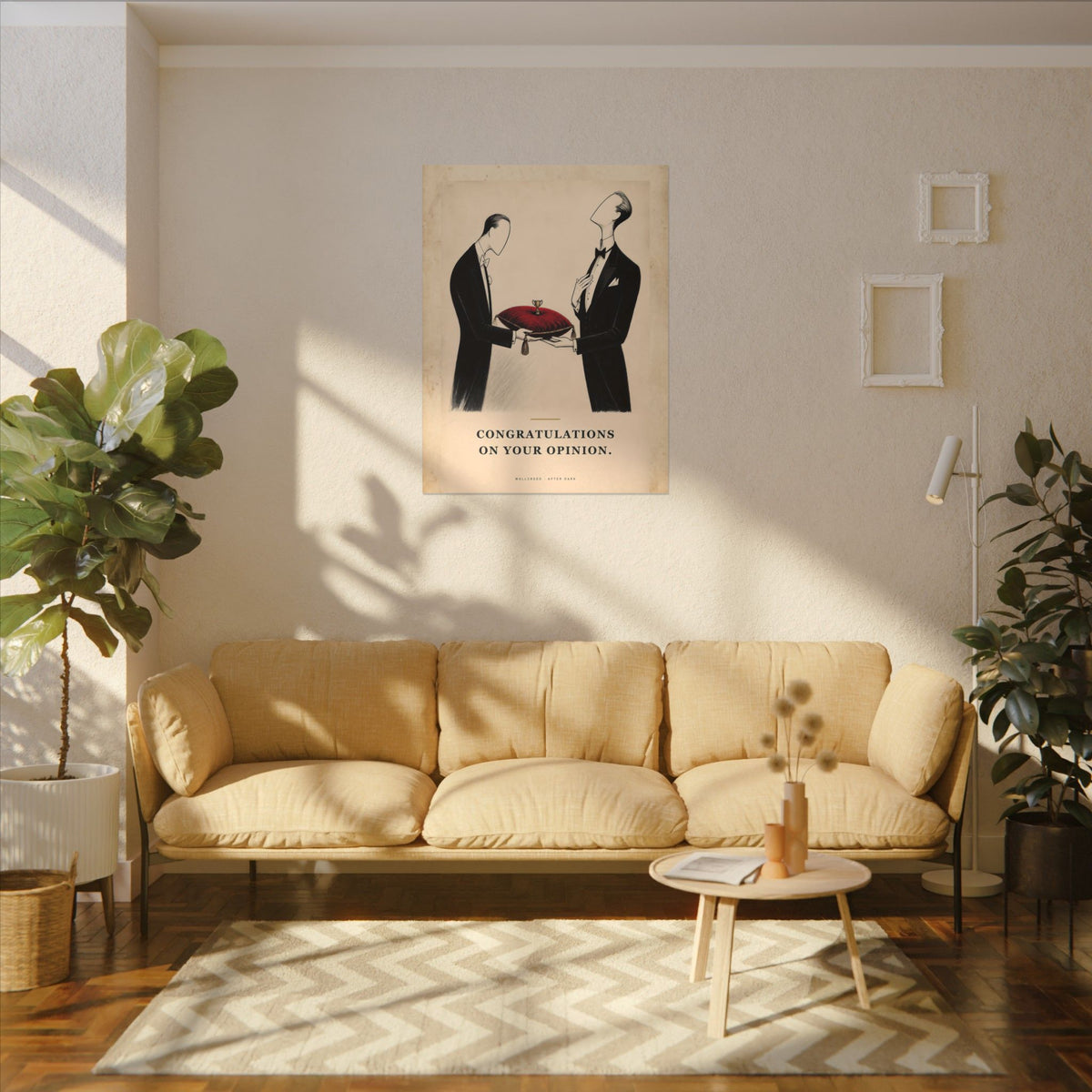 Congratulations on Your Opinion - Funny Wall Art | Canvas