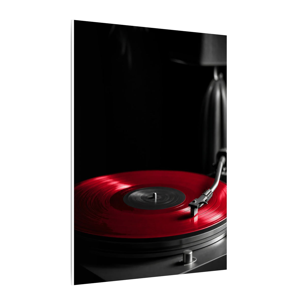 Red Vinyl - Mens Office Wall Art | Canvas