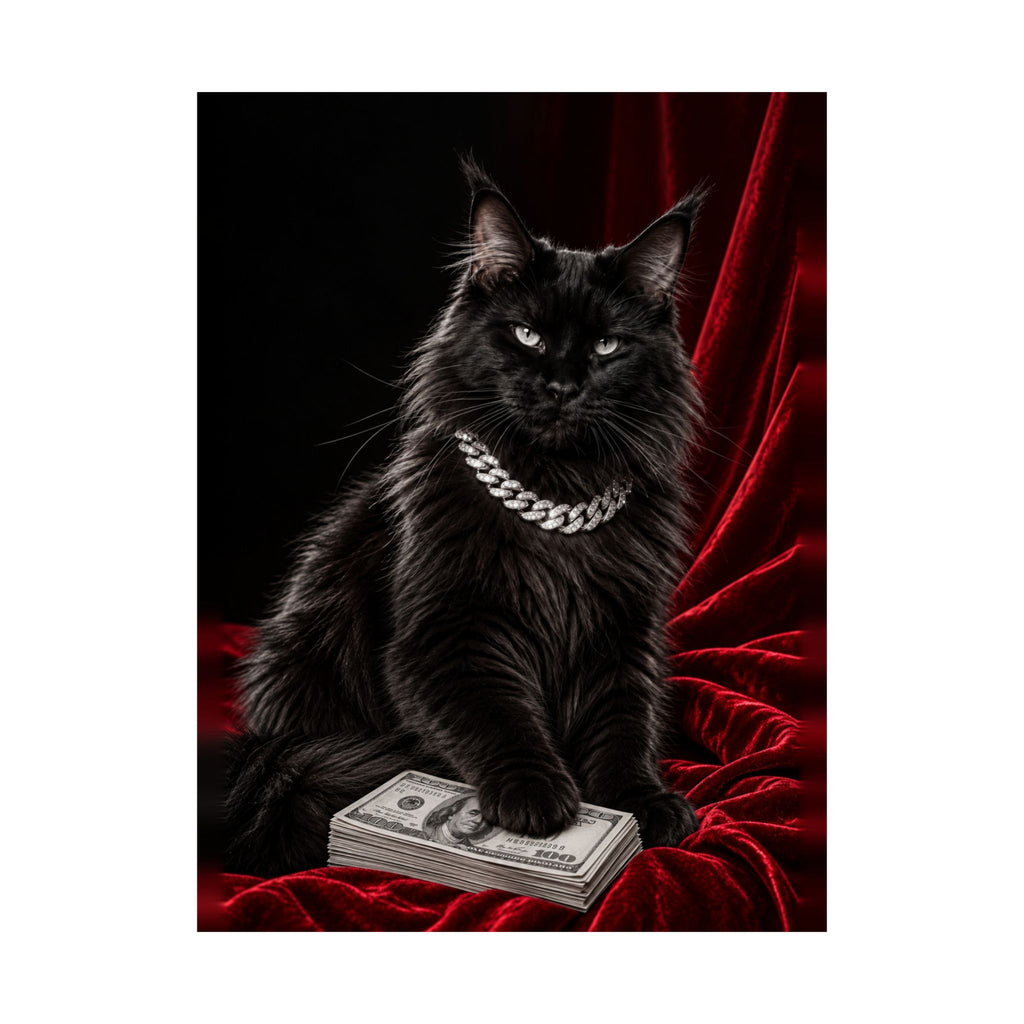 Cat Cash - Meme Wall Art | Matte Poster