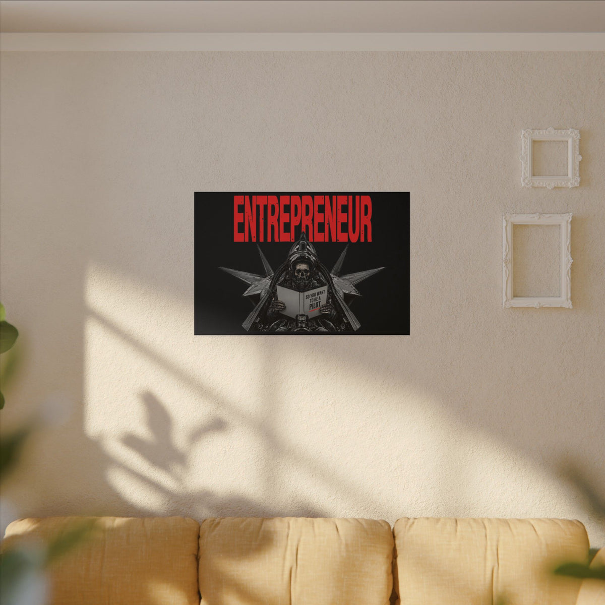 Entrepreneur - Skeleton Wall Art | Canvas (Landscape)