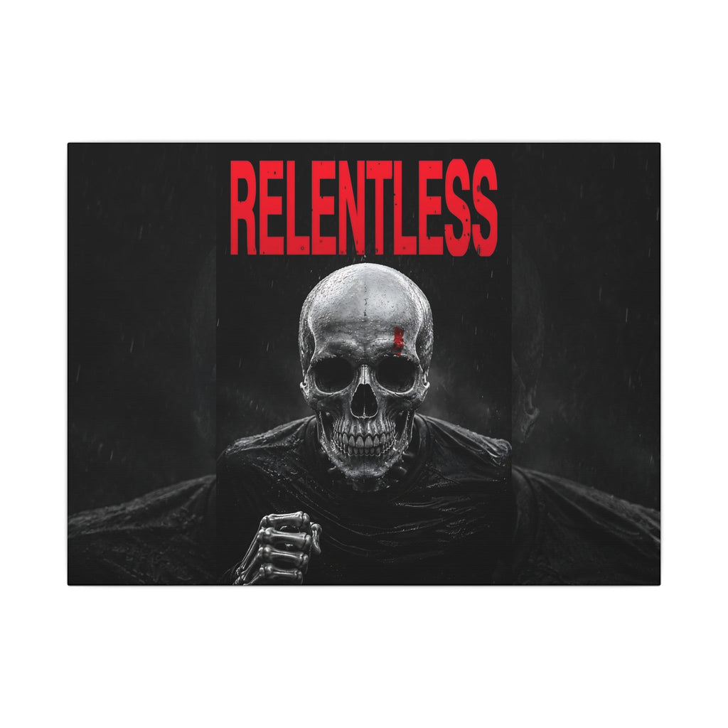 Relentless - Skull Wall Art | Canvas (Landscape)