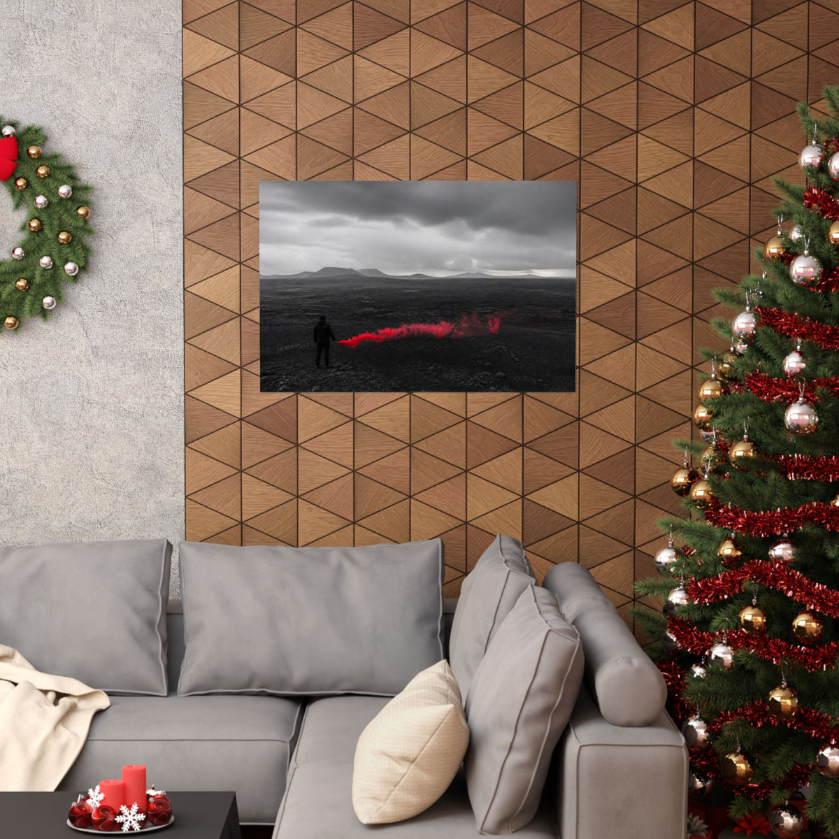Refuse to Disappear - Above Bed Wall Art | Matte Poster (Landscape)