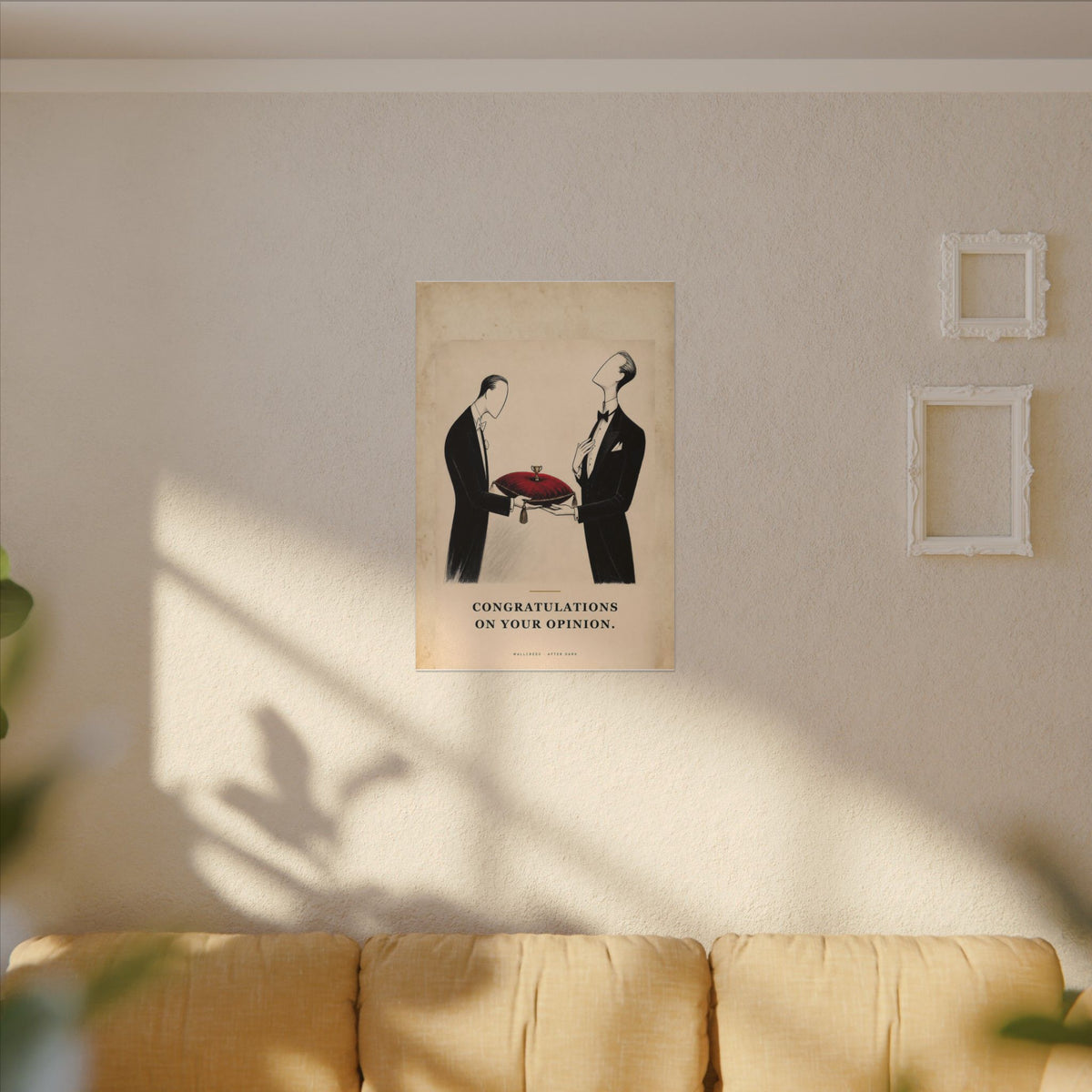 Congratulations on Your Opinion - Funny Wall Art | Canvas