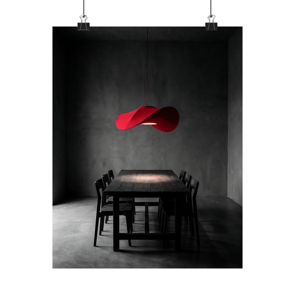 The Light Over the Table - Dining Room Wall Art | Matte Poster