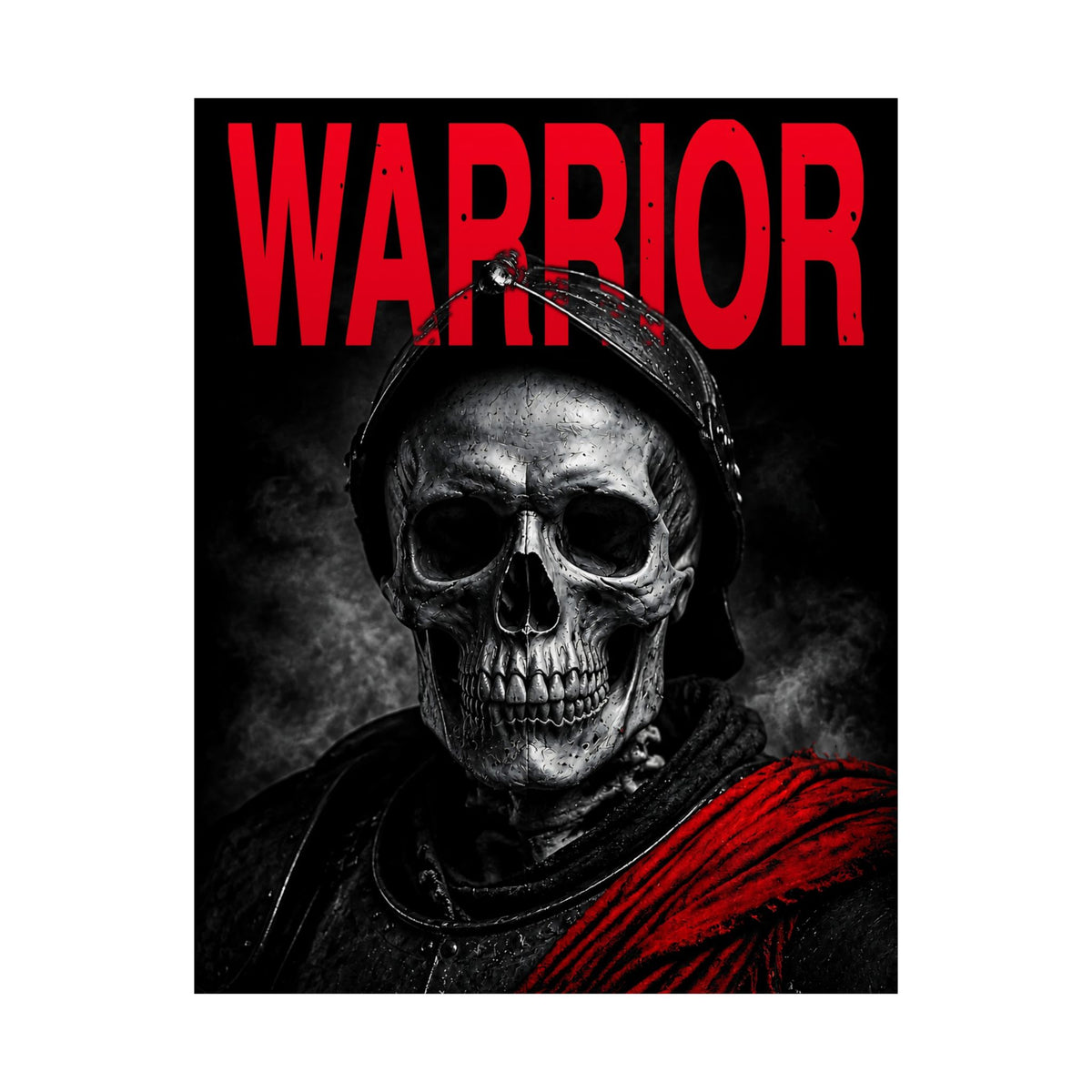 Warrior - Skull Painting | Matte Poster