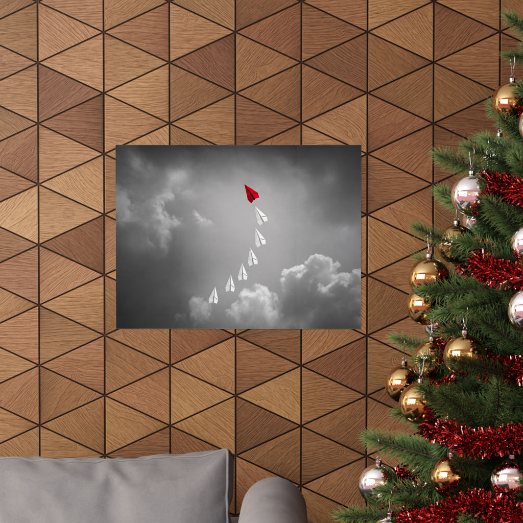 The One That Leads - Unique Office Wall Art | Matte Poster (Landscape)
