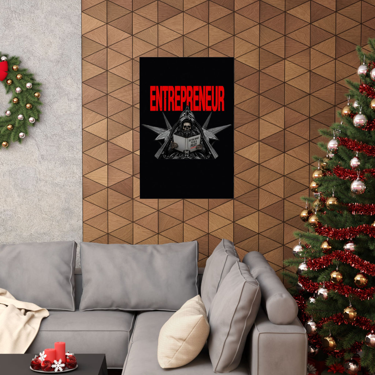 Entrepreneur - Skeleton Wall Art | Matte Poster