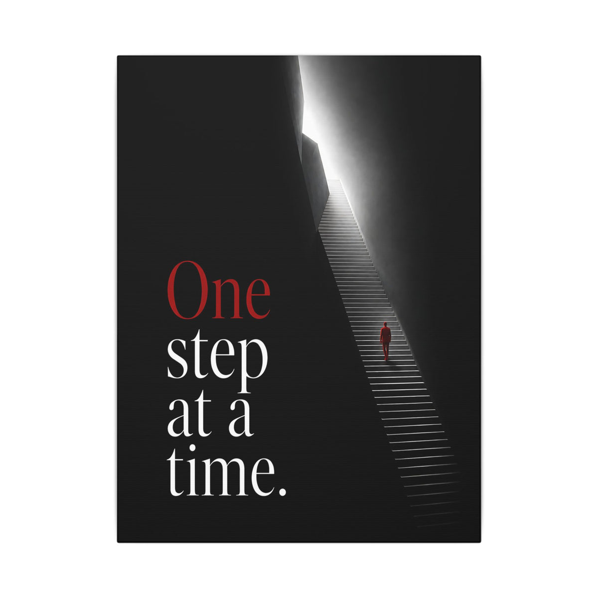One Step at a Time - Office Wall Art | Canvas