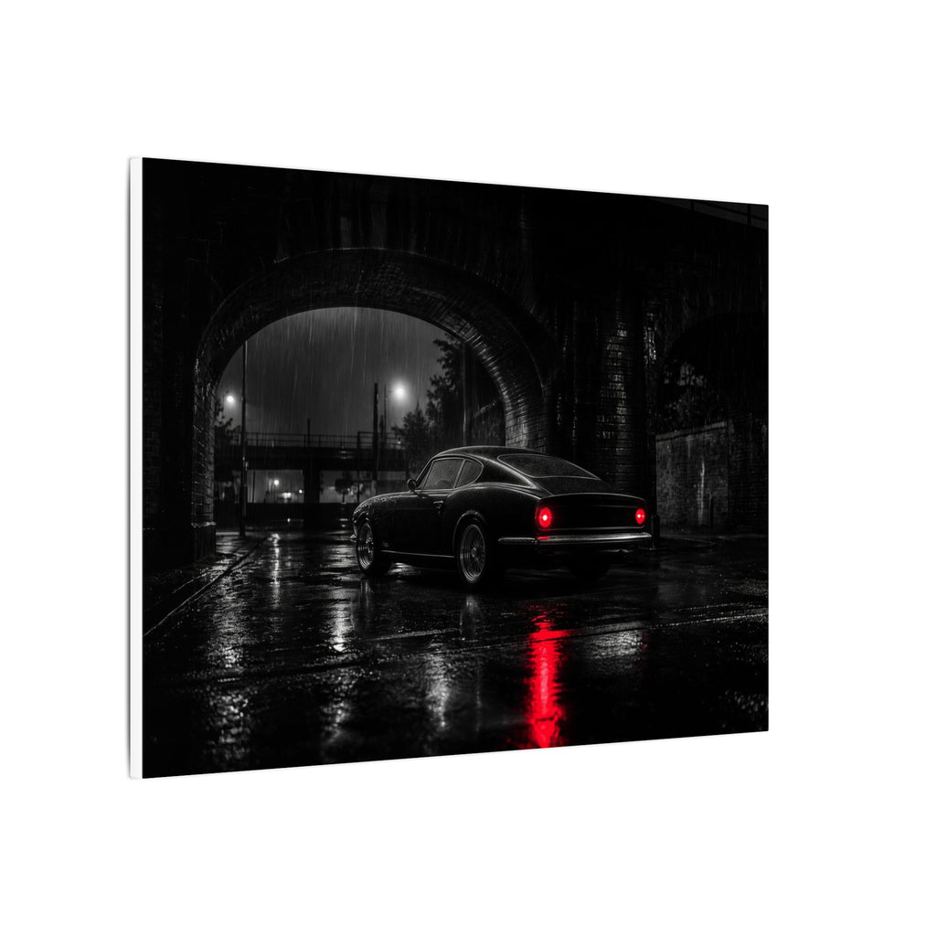 Red Tail Night - Classic Car Wall Art | Canvas (Landscape)