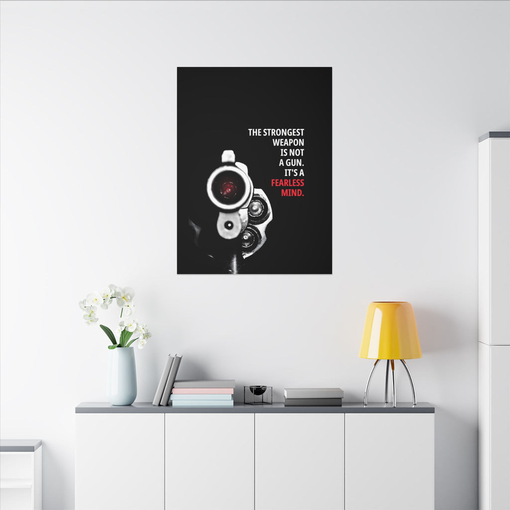 A Fearless Mind - Mindset Wall Art | Canvas