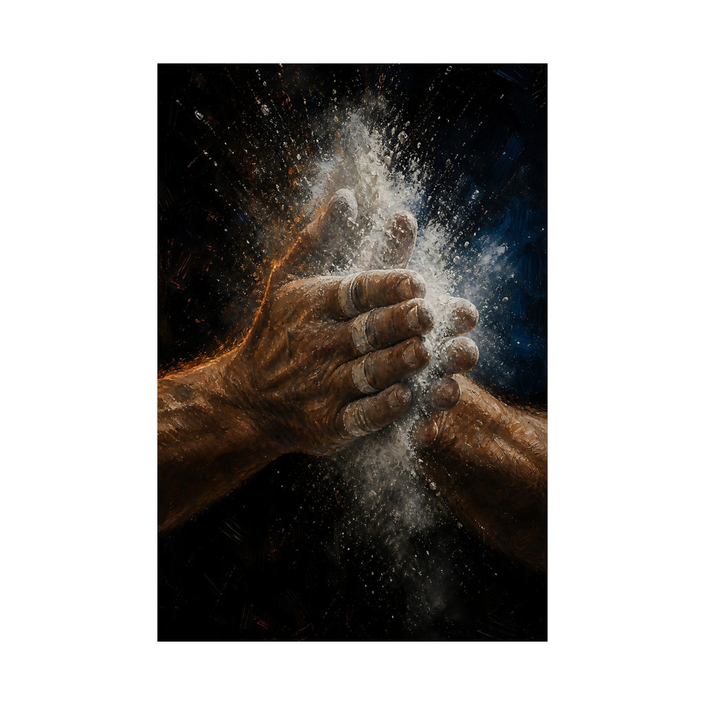 Chalk - Gym Wall Art | Matte Poster