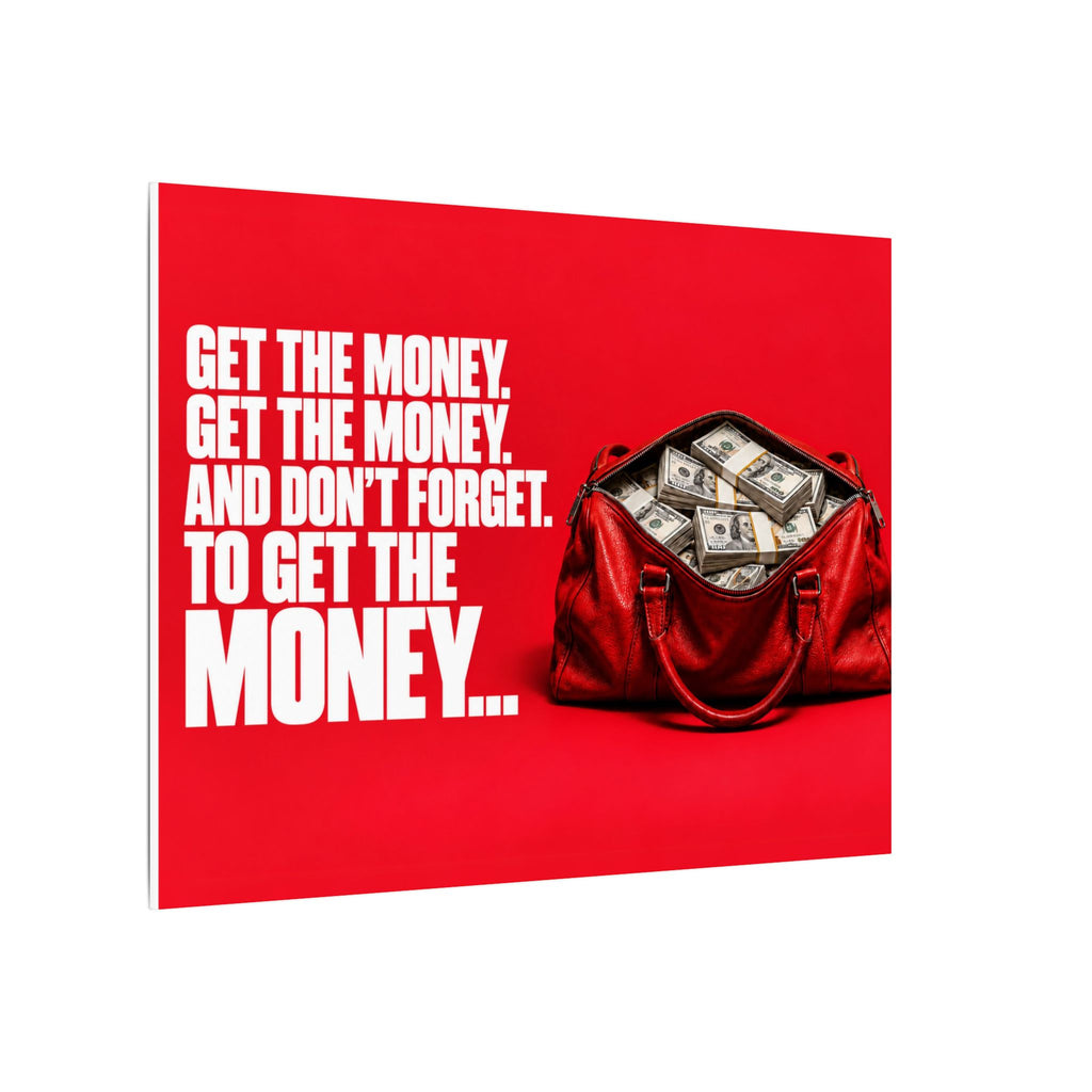 Get the Money - Money Wall Art | Canvas (Landscape)