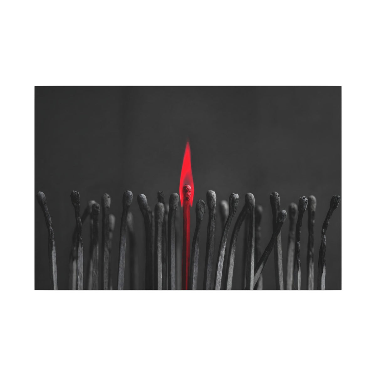 The One Still Burning - Office Wall Art For Men | Canvas (Landscape)