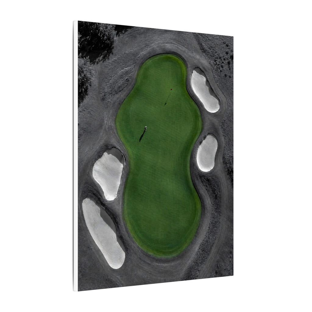 Aerial Solitude - Golf Course Wall Art | Canvas