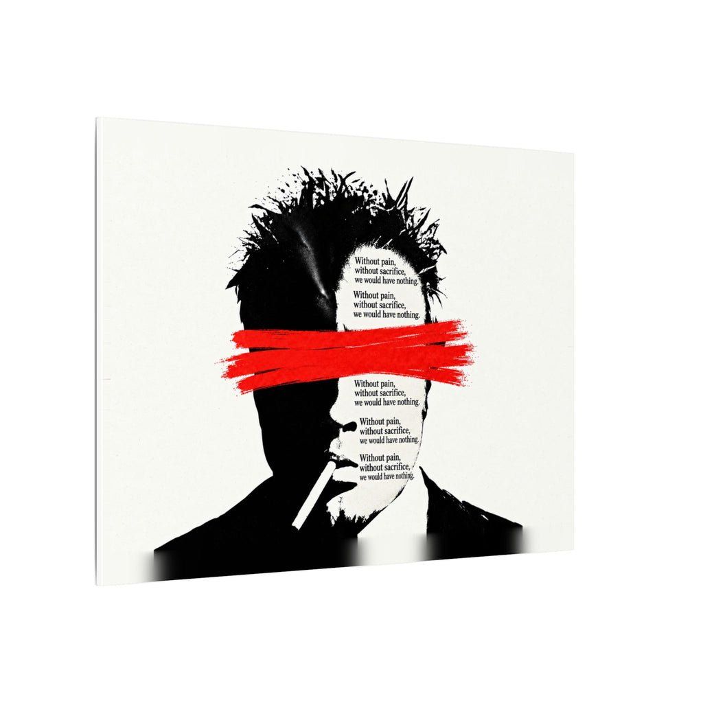 Pain and Sacrifice - Quote Wall Art | Canvas (Landscape)