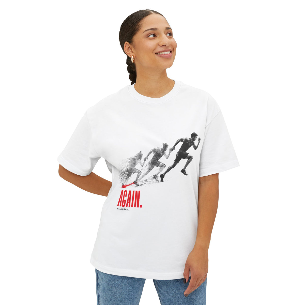 Again | Heavyweight Tee (Front + Back)