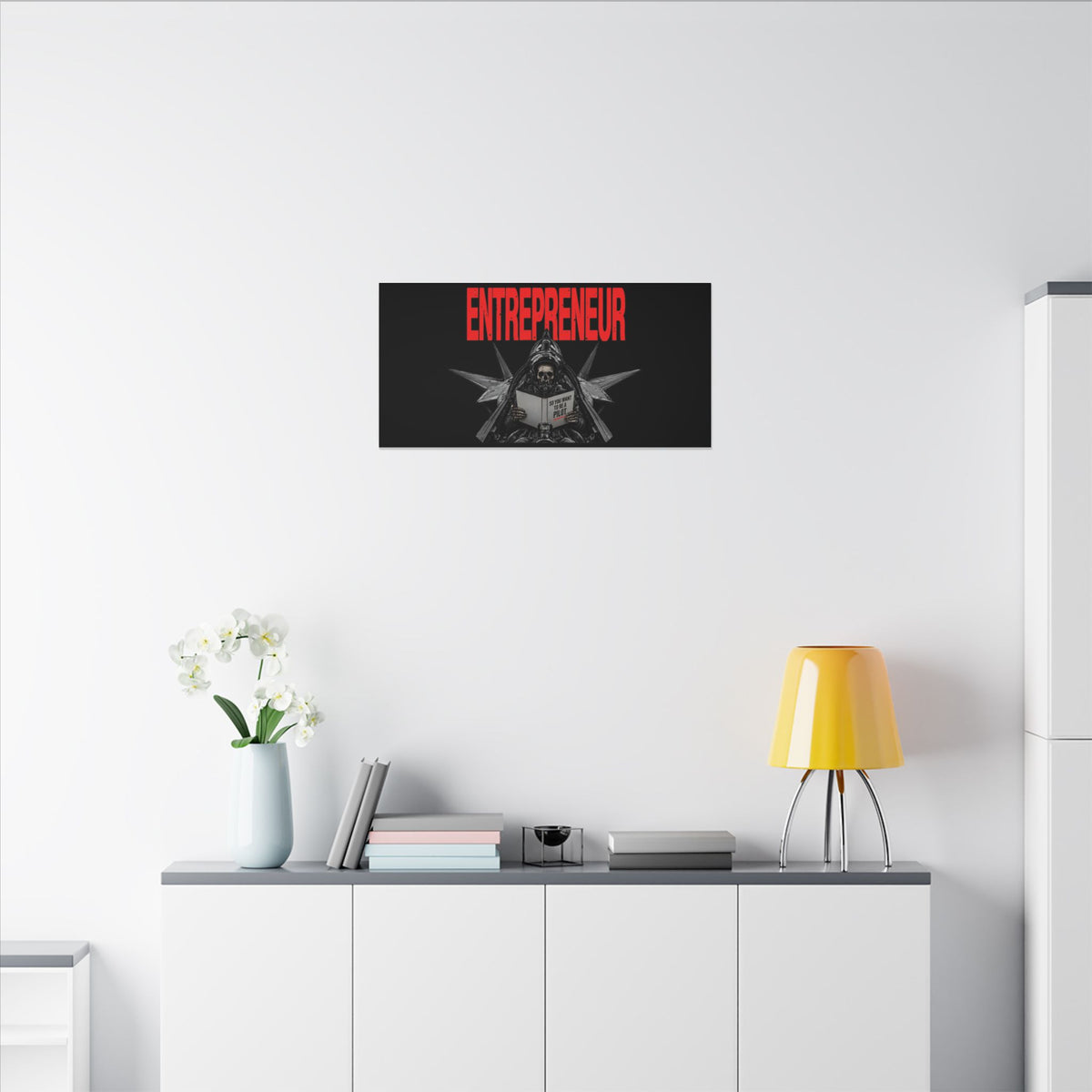 Entrepreneur - Skeleton Wall Art | Canvas (Panoramic)