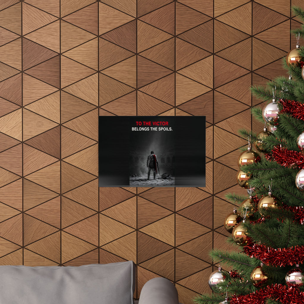 To the Victor - Gladiator Wall Art | Matte Poster (Landscape)