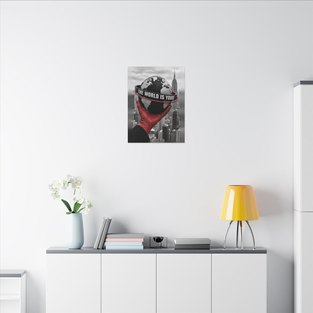 The World Is Yours - Money Wall Art | Canvas