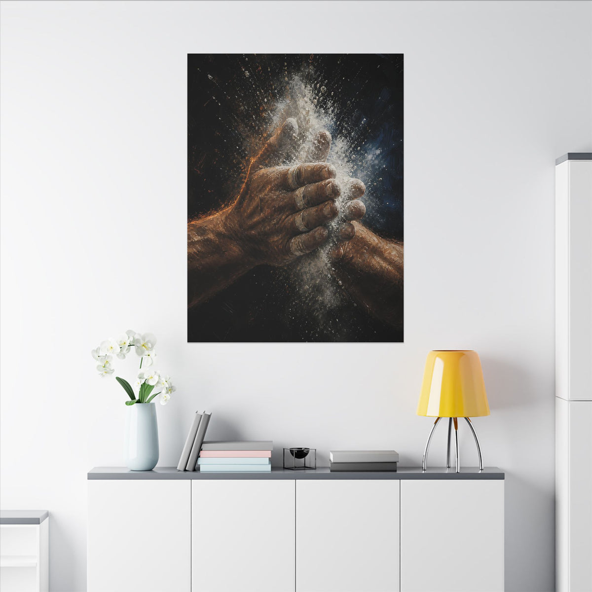 Chalk - Gym Wall Art | Canvas
