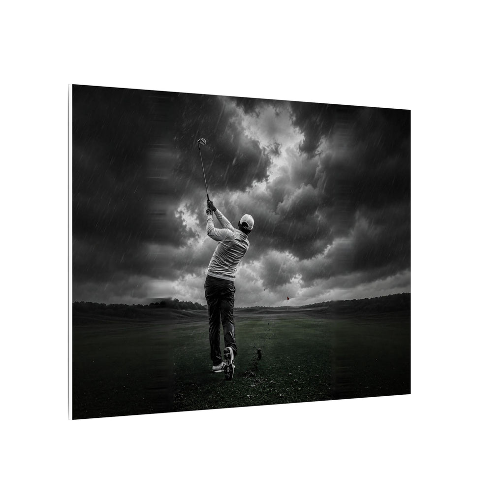 Storm Round - Golf Wall Art | Canvas (Landscape)