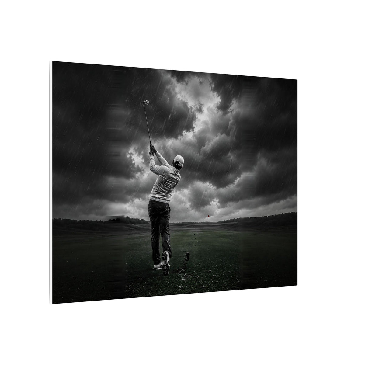 Storm Round - Golf Wall Art | Canvas (Landscape)