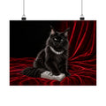 Cat Cash - Meme Wall Art | Matte Poster (Landscape)