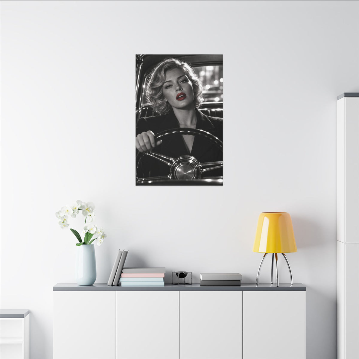 Night Drive - Bedroom Wall Art | Canvas