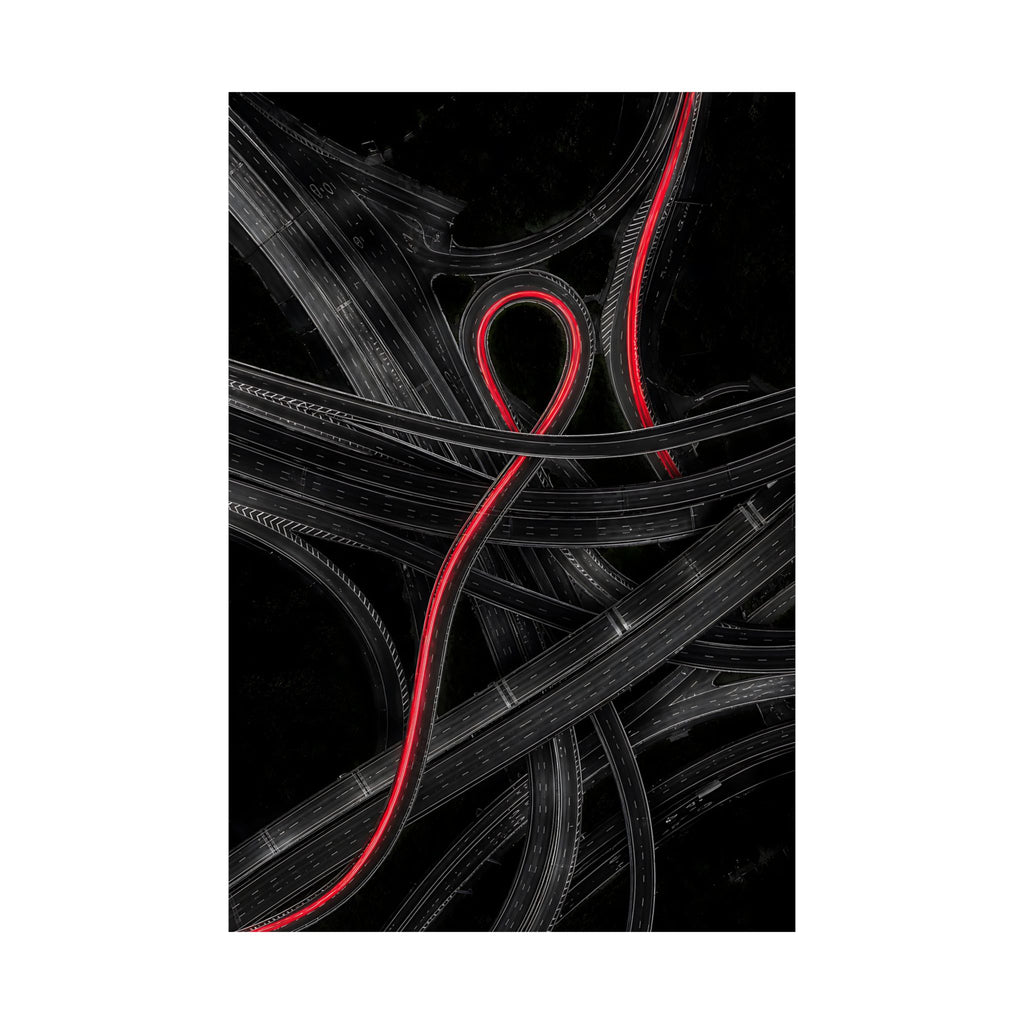 The Route - Car Wall Art | Matte Poster