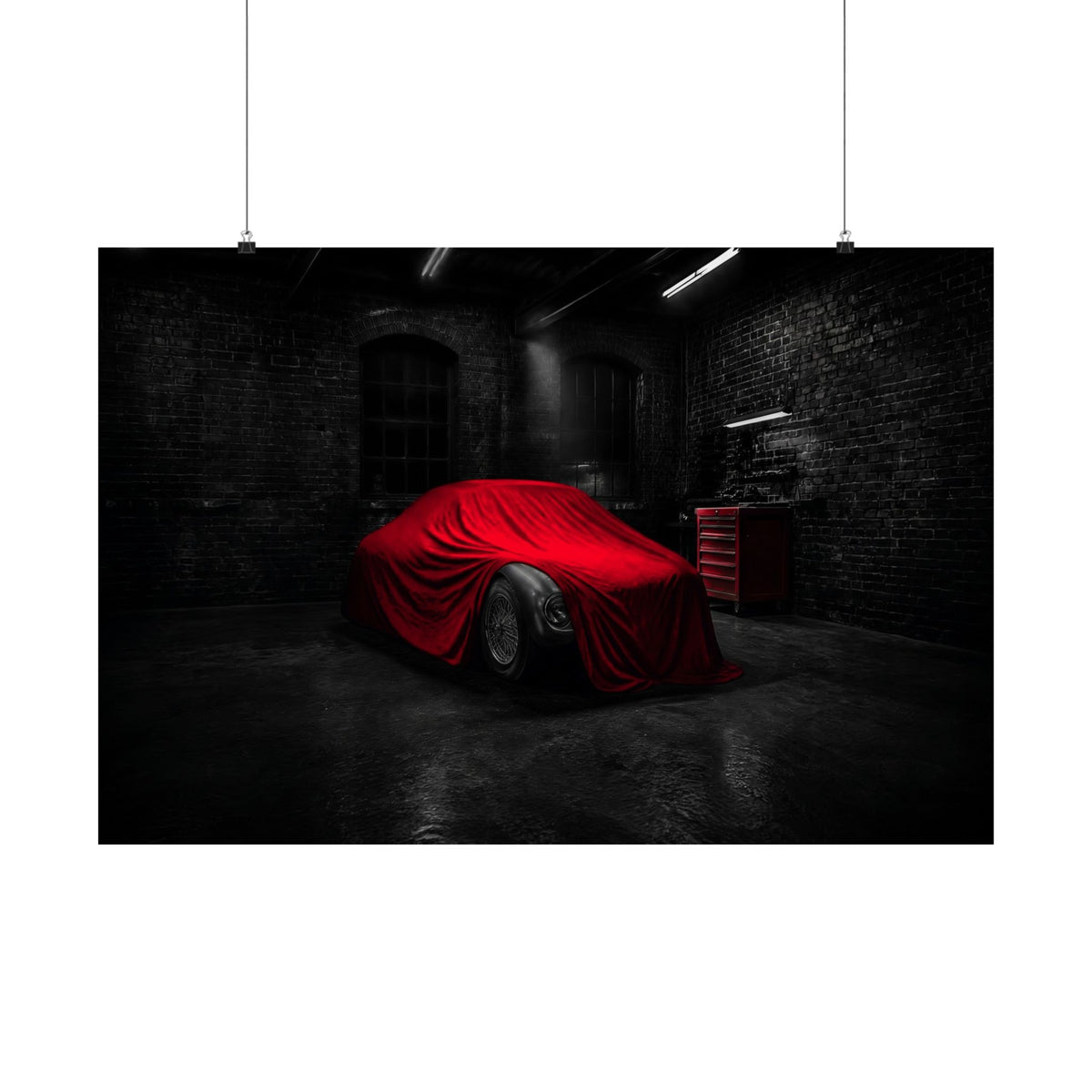 The Project - Car Cover Wall Art | Matte Poster (Landscape)