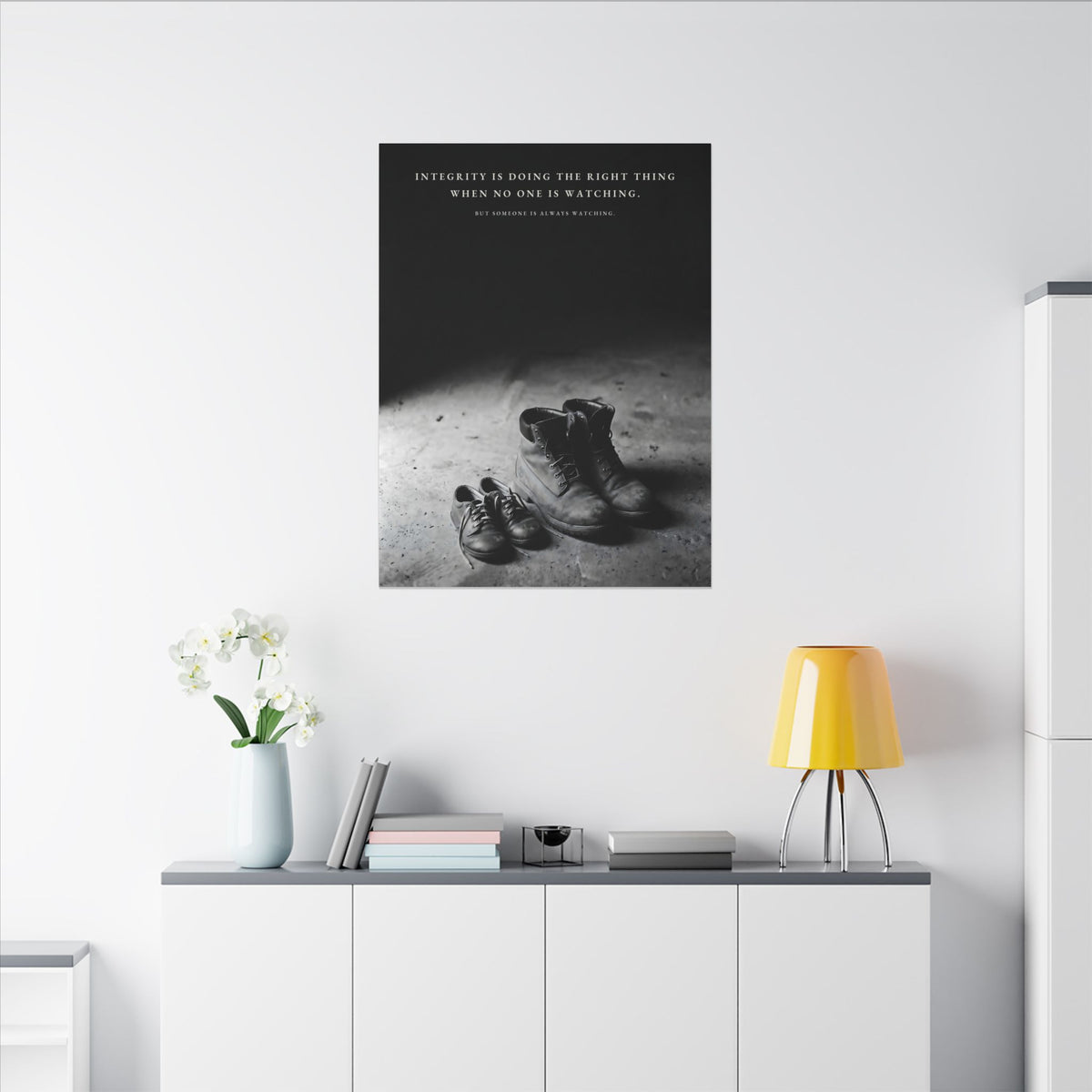 Integrity Is Doing the Right Thing When No One Is Watching - Wall Art | Canvas