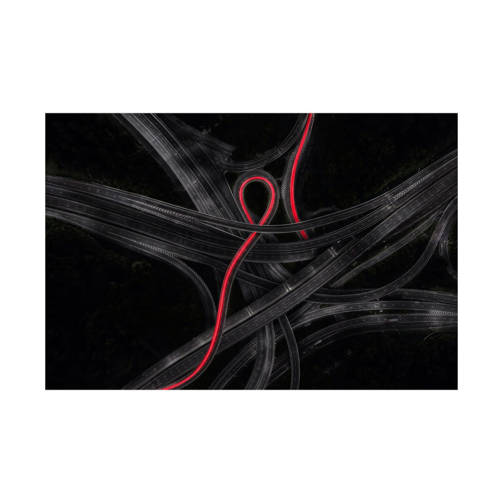 The Route - Car Wall Art | Matte Poster (Landscape)