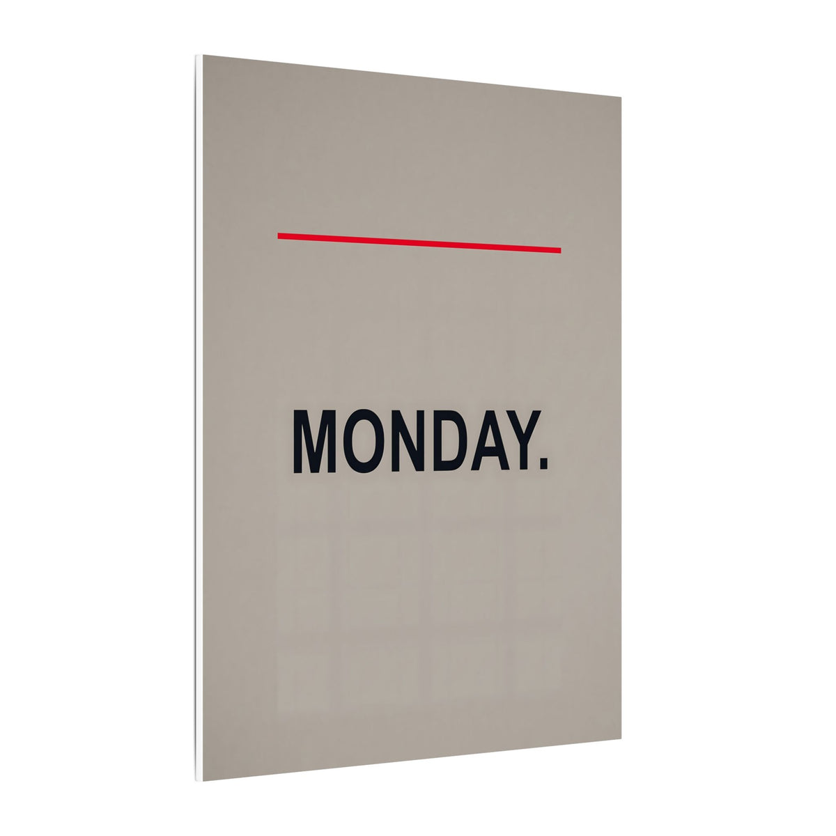 Monday - Office Wall Art | Canvas