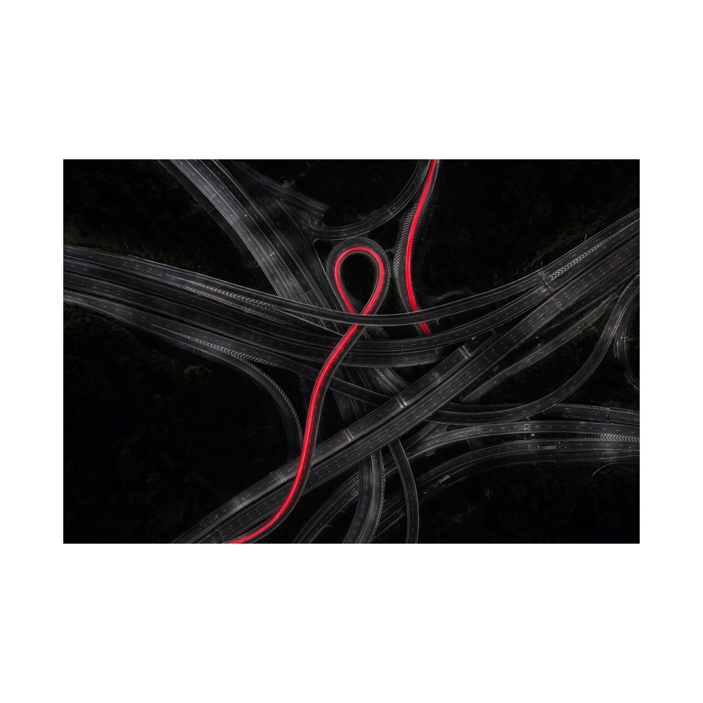 The Route - Car Wall Art | Matte Poster (Landscape)