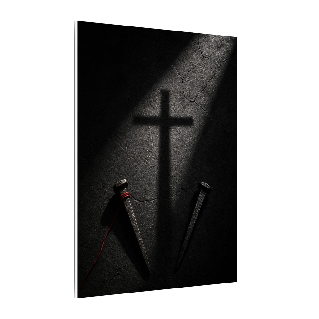 Nails and Shadow - Christian Wall Art | Canvas