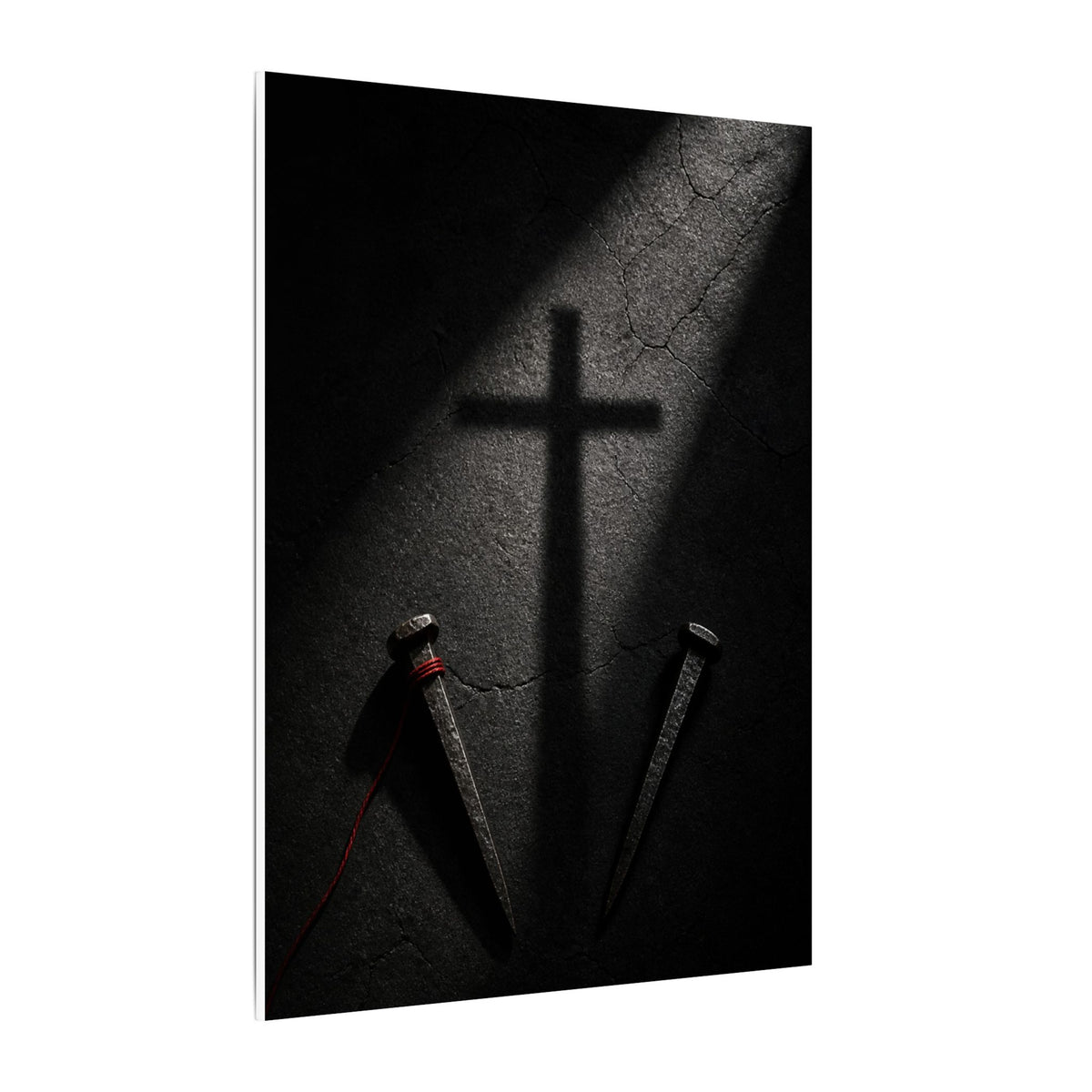 Nails and Shadow - Christian Wall Art | Canvas