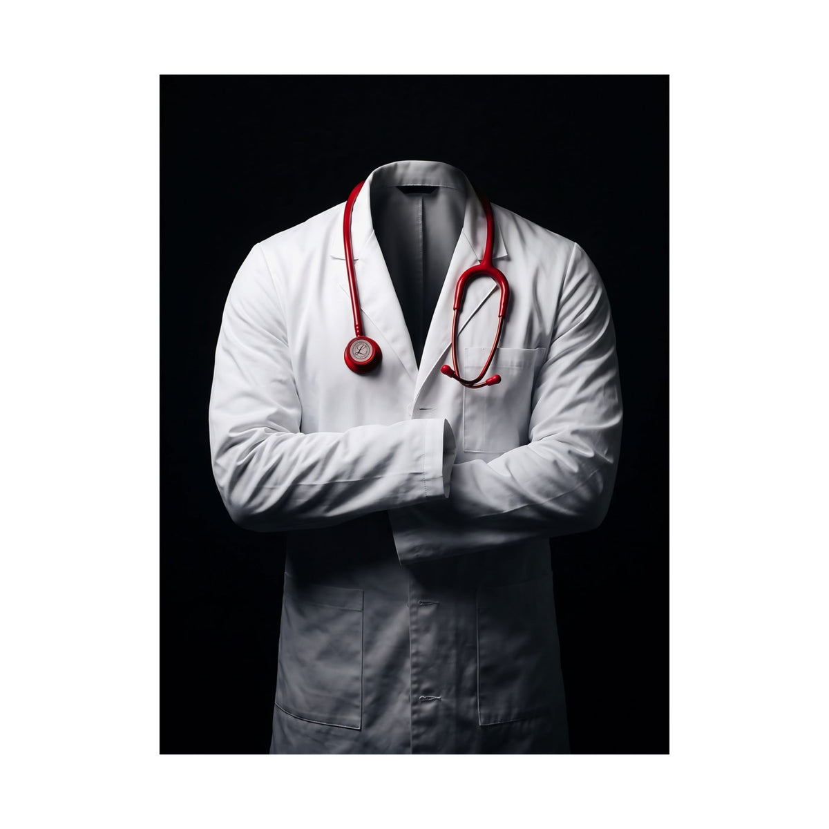 The White Coat - Doctor's Office Wall Art | Matte Poster