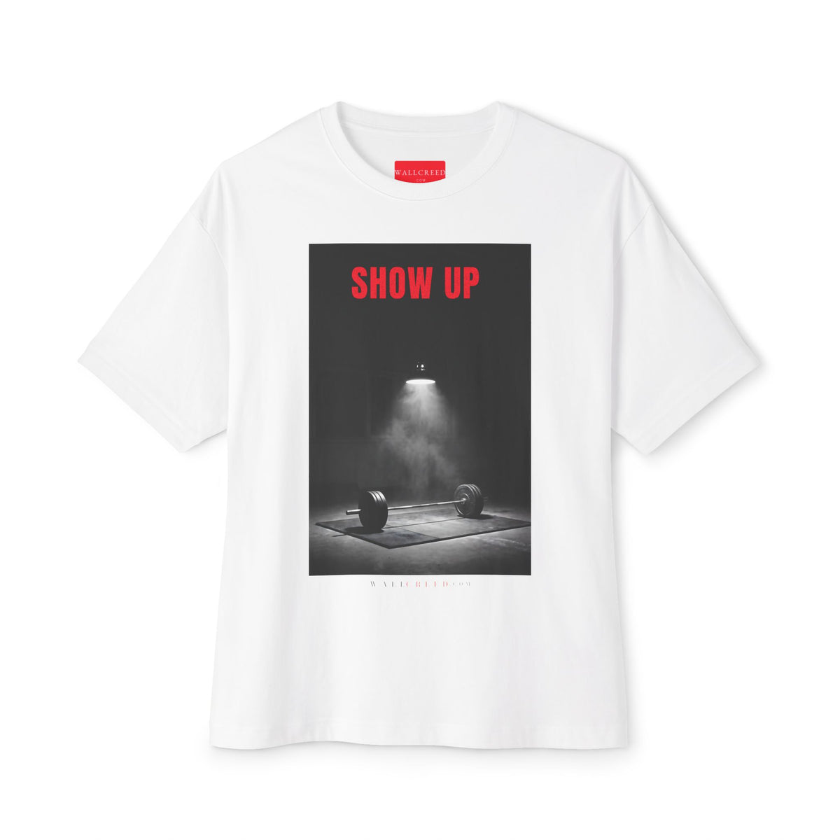 Show Up | Heavyweight Tee (Front + Back)