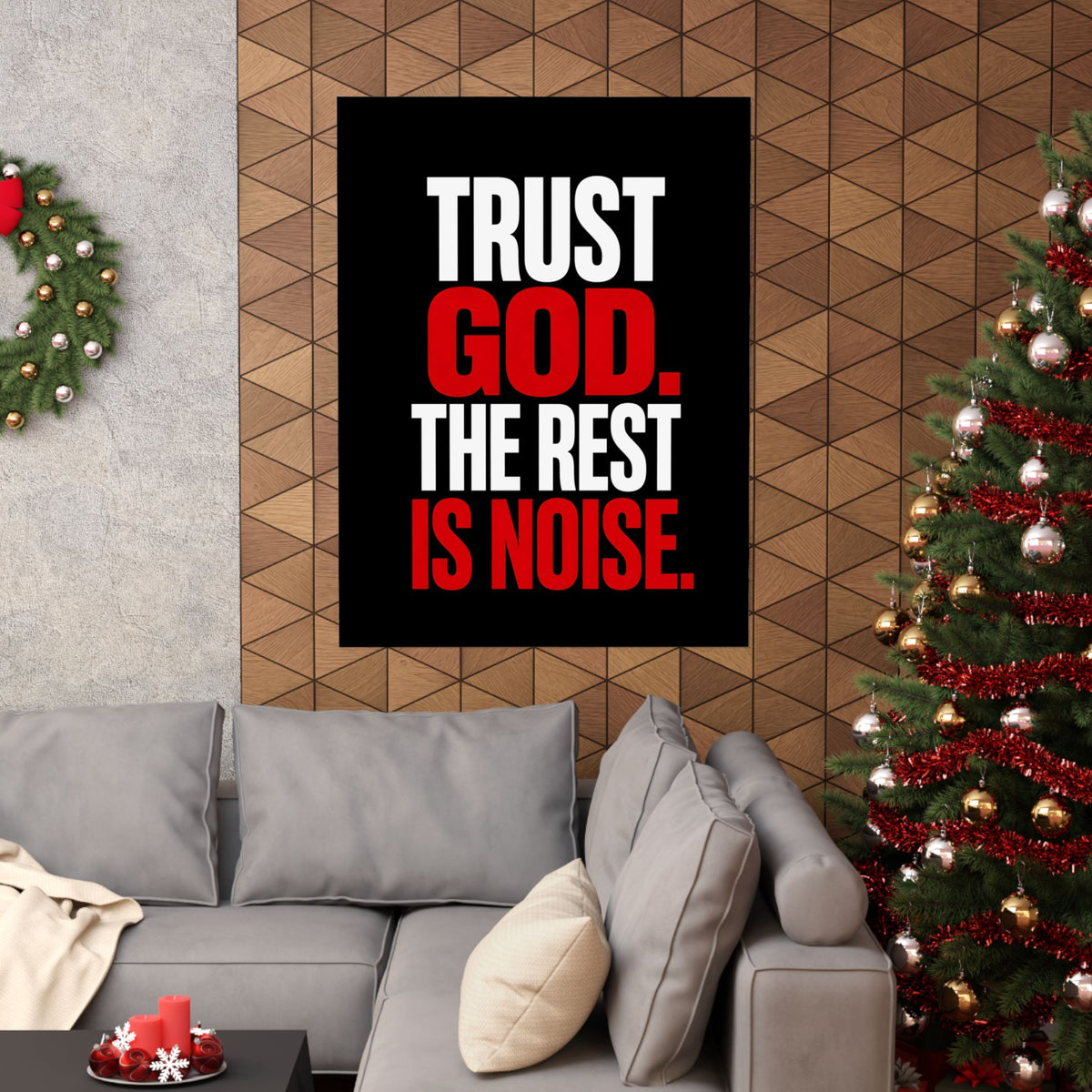 Trust God - Christian Wall Art | Matte Poster