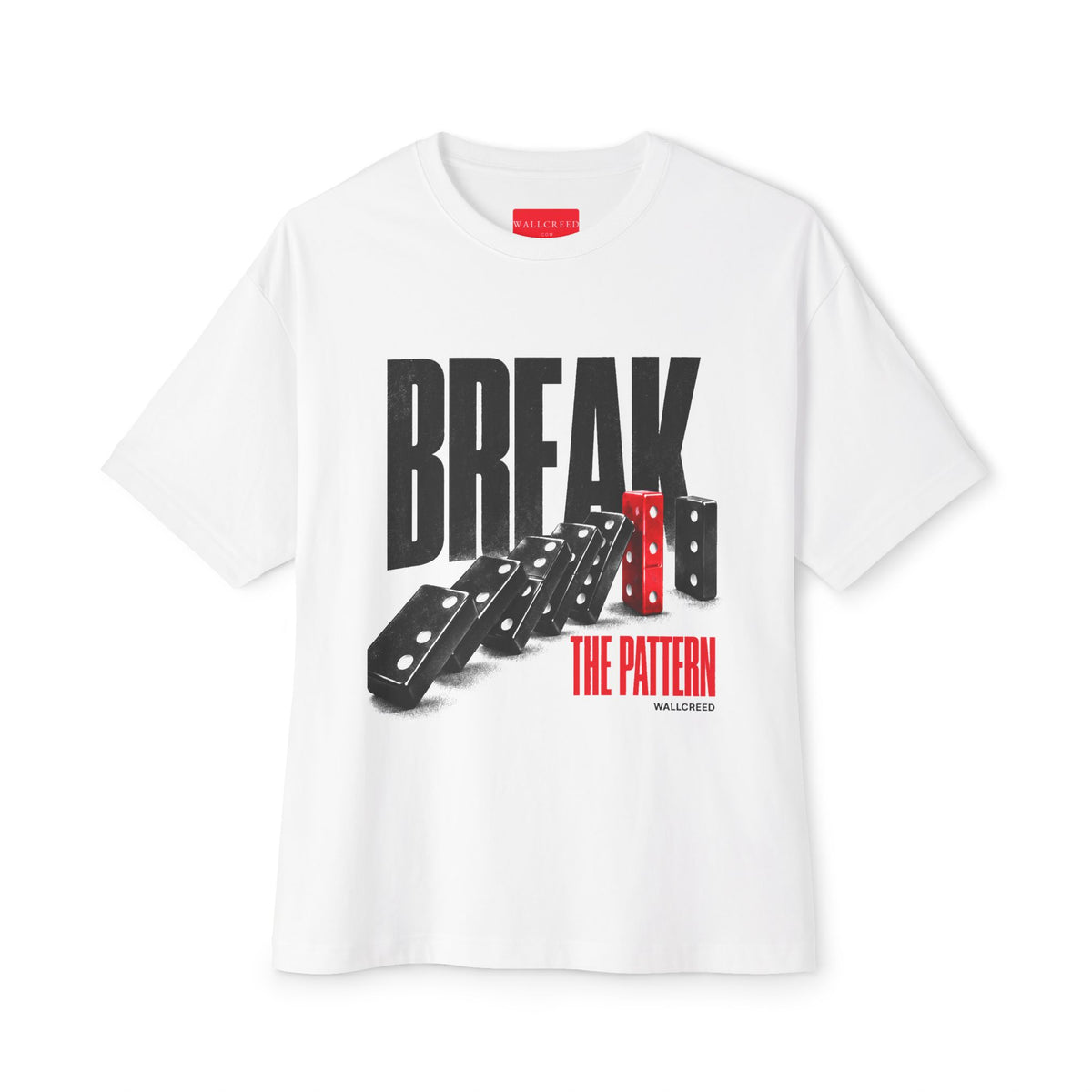 Break the Pattern | Heavyweight Tee (Front + Back)