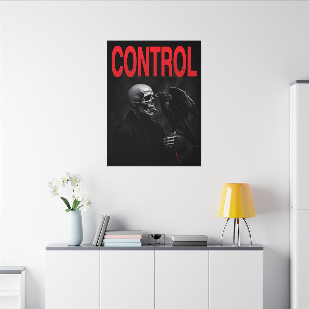 Control - Gothic Raven Artwork | Canvas