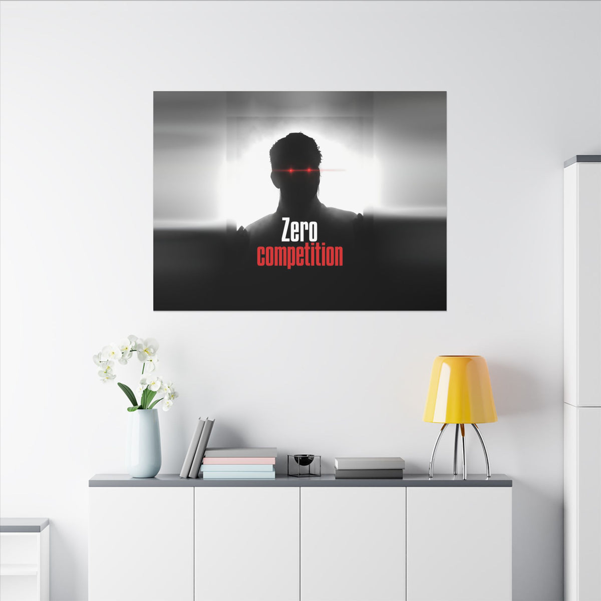 Zero Competition - Men's Office Wall Art | Canvas (Landscape)