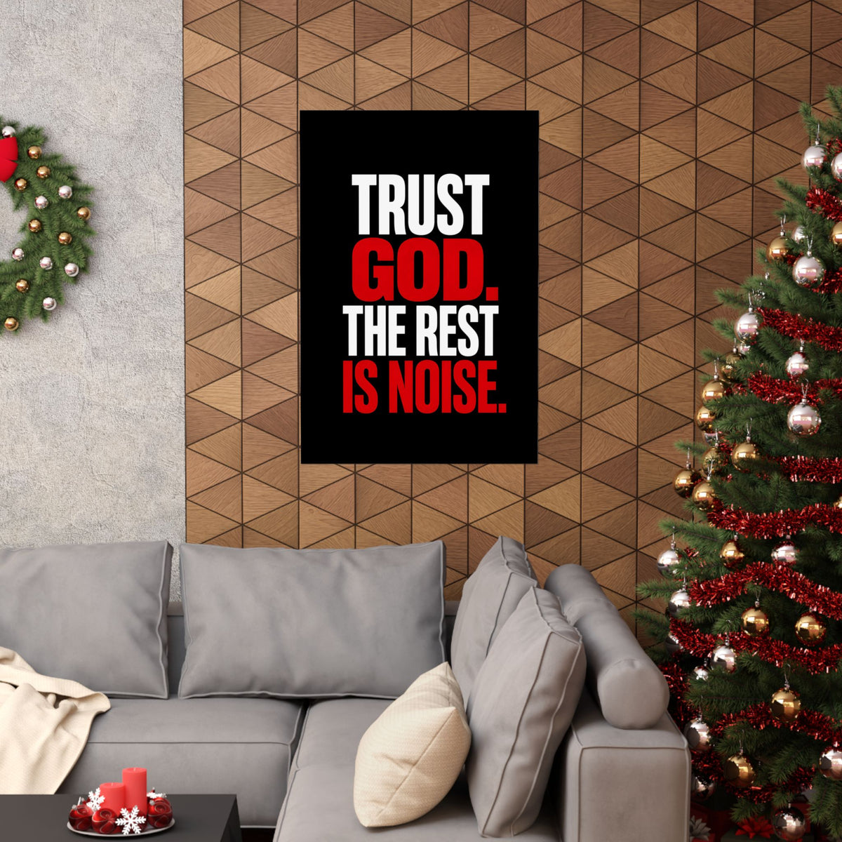 Trust God - Christian Wall Art | Matte Poster