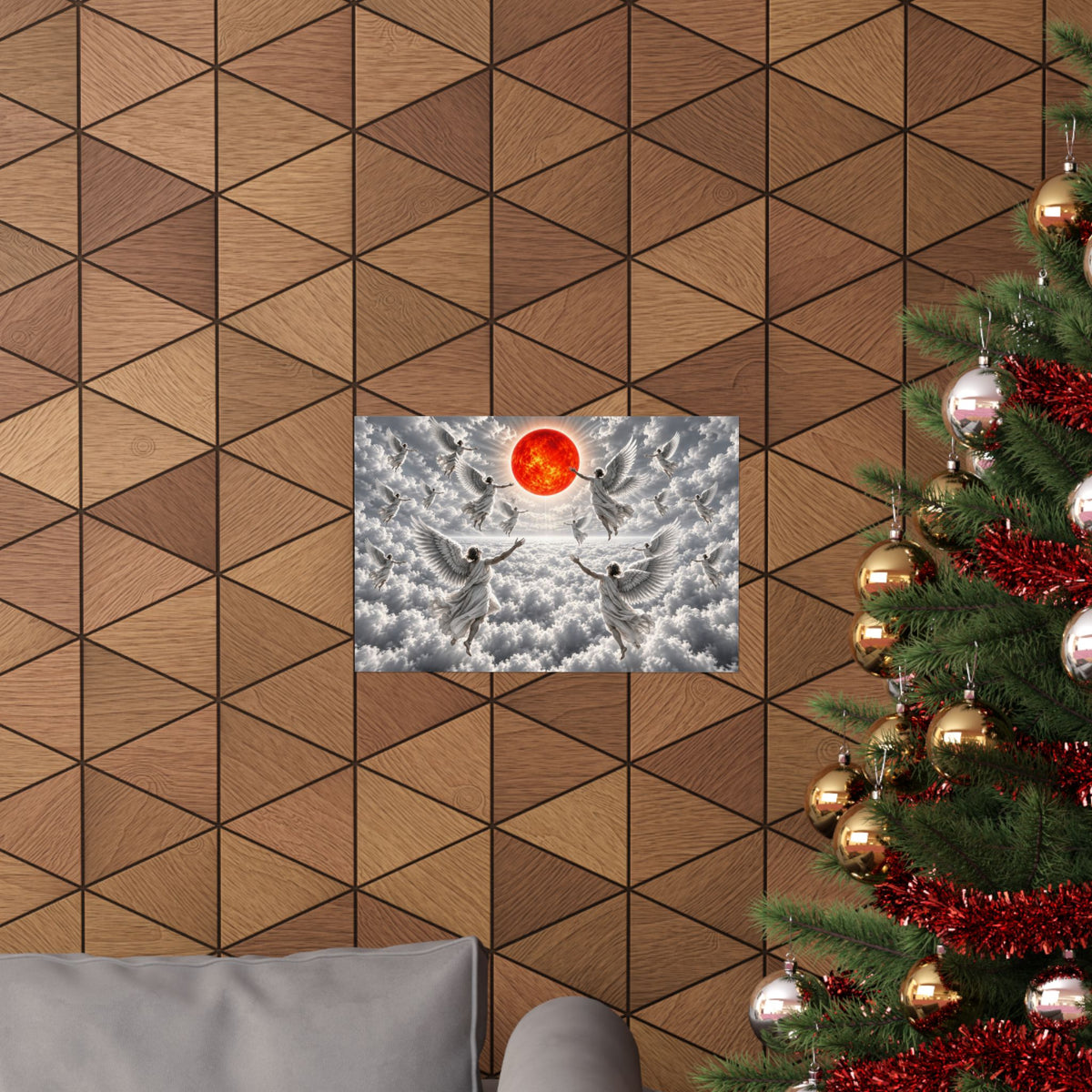 Angels - Christian Wall Art | Matte Poster (Landscape)