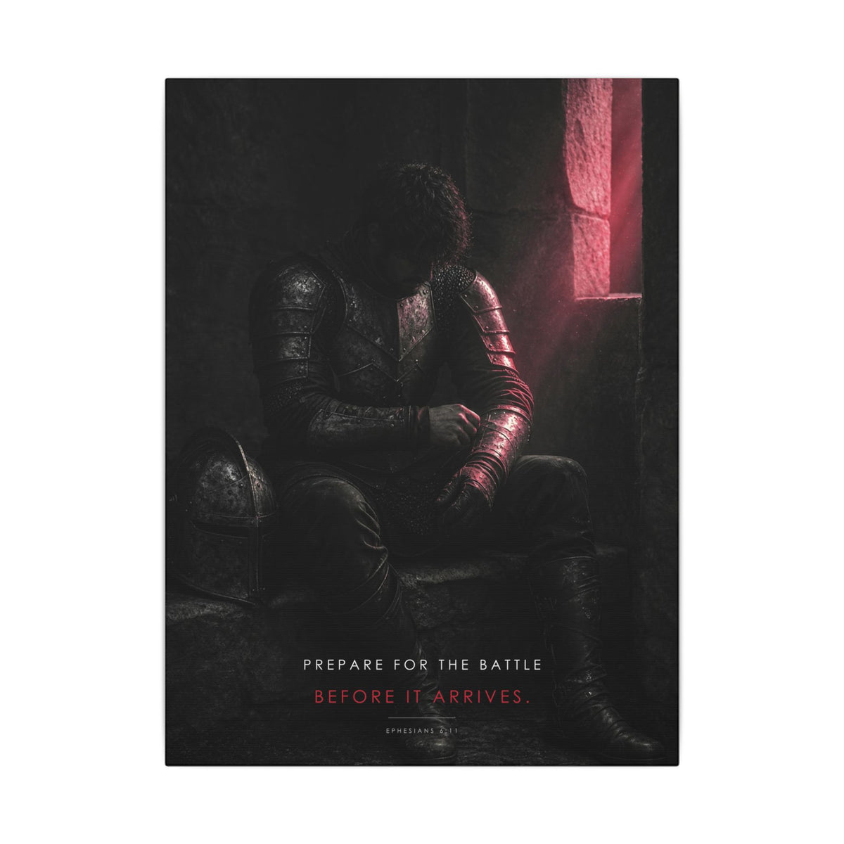 Before the Battle - Armor of God Wall Art | Canvas