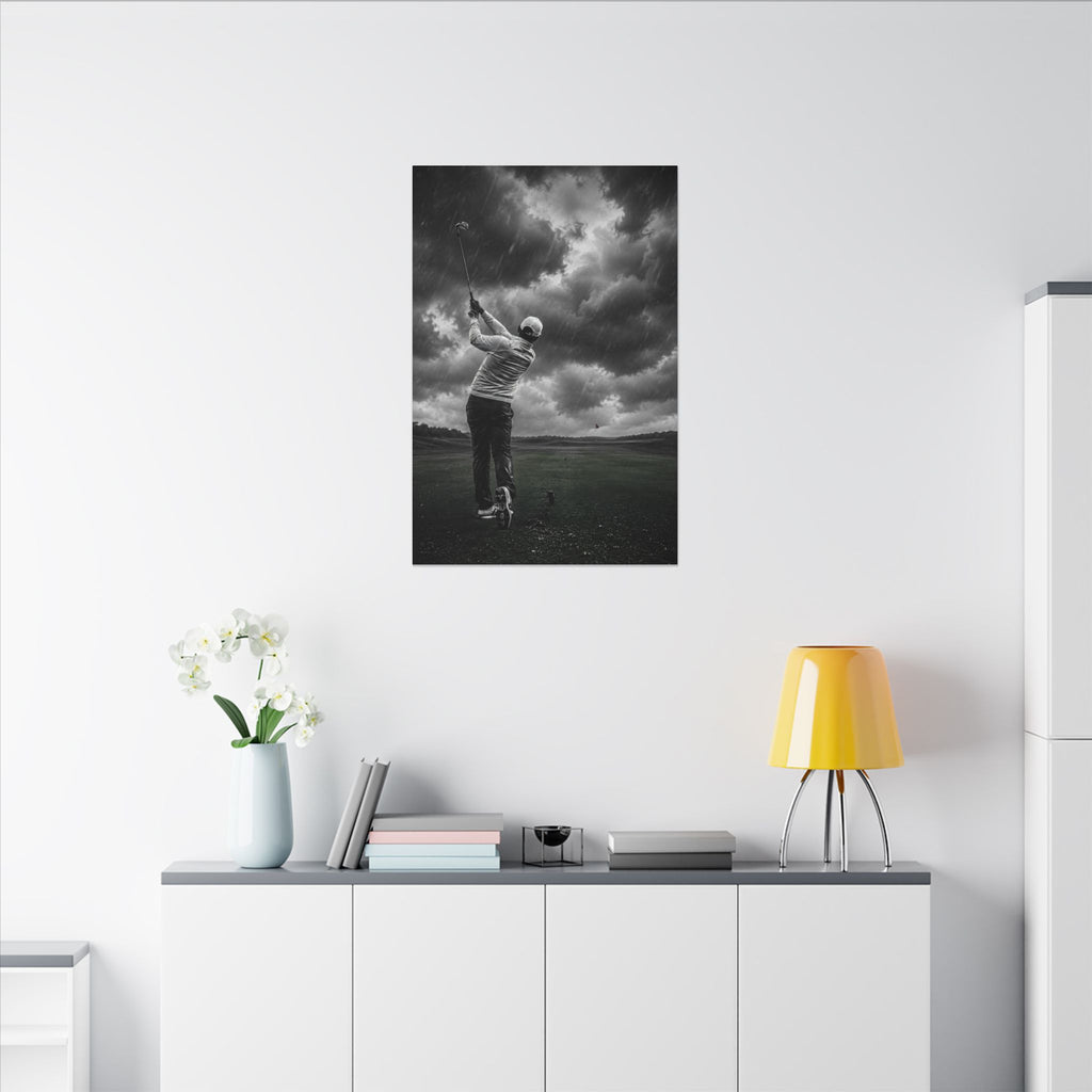 Storm Round - Golf Wall Art | Canvas