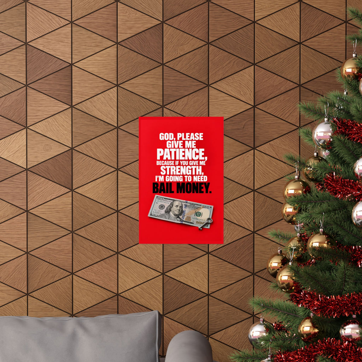 Bail Money - Meme Wall Art | Matte Poster