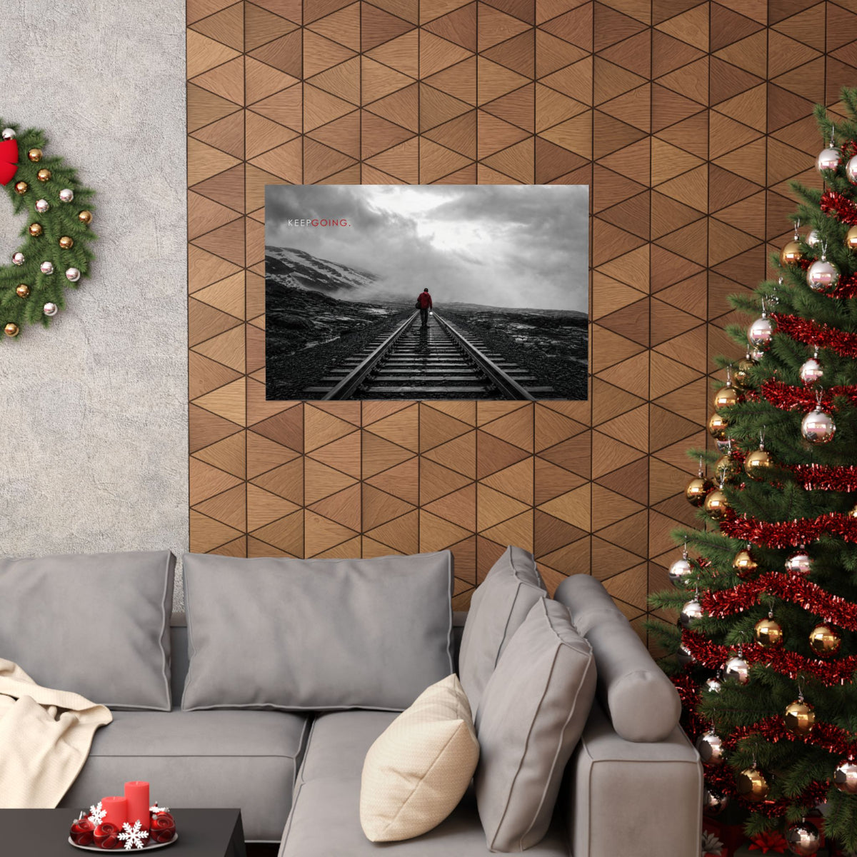 Keep Going - Motivational Posters | Matte Poster (Landscape)
